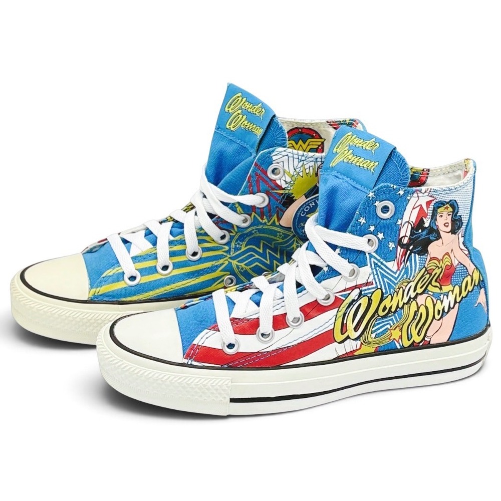Converse X DC Comics Wonder Woman Chuck Taylor Shoes Men 4 Womens 6 137673C 2012